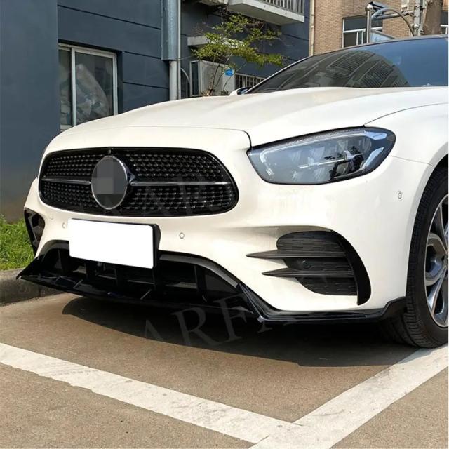 メルセデス・ベンツ Eクラス W213 用 ABS製 フロントバンパーリップ チンスポイラー プロテクティブカバー (2021-式 E260 E300 E53 対応) 車両スタイリング 輸入品_12