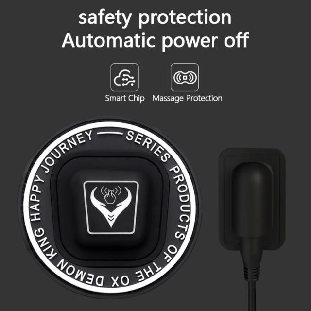 車載電気マッサージネックピロー 振動ヘッドレスト 腰シートクッション カー用品 トラベルアクセサリー 輸入品_5