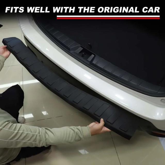 スバル フォレスター 2019-2024 専用 TPE ブラック トランクバンパーガード 保護ステッカー 車用アクセサリー 輸入品_4