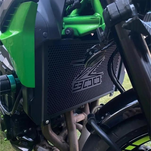 カワサキ Z900 (2017-モデル) 用 ラジエーターガード / オイルクーラーグリルプロテクター 輸入品_3
