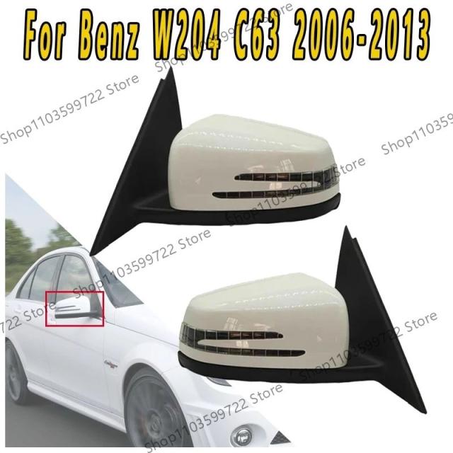 メルセデス・ベンツ W204 C63 C200 C180 2006-2007 2008-2013 用 ドアミラー ウインカー付 電格式 ミラーアセンブリ 輸入品