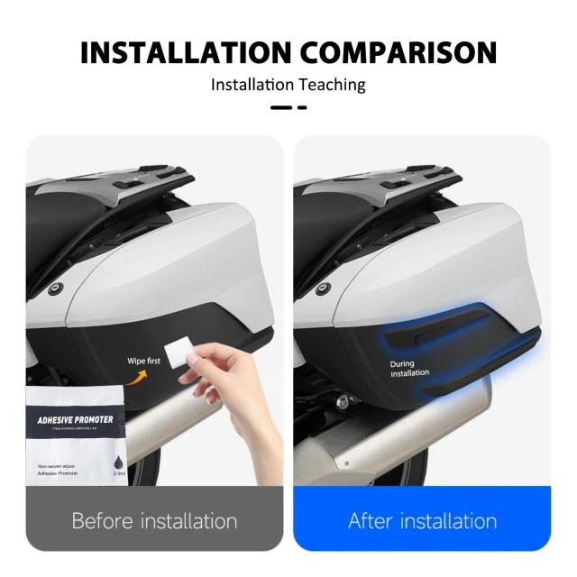 BMW R1200RT R1250RT K1600GT K1600GTL 新型 サイドパニアーガード トランク保護ステッカー 輸入品_8