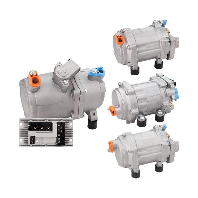 A/C 12V 24V 48V 電動コンプレッサーセット 自動車 トラック バス ボート トラクター 整備工場 エアコン用 輸入品