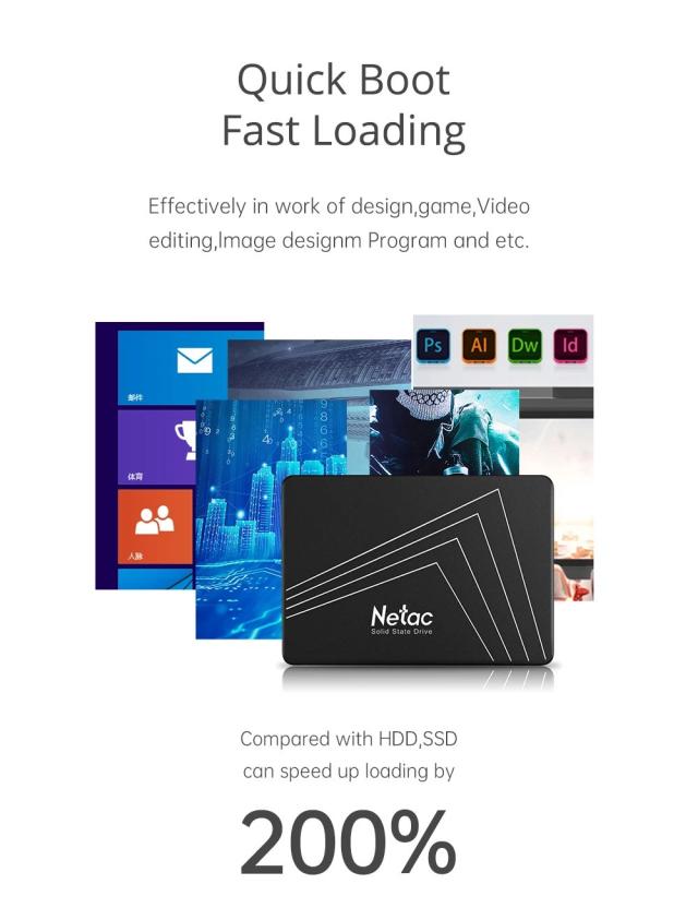 Netac SATA SSD 2TB 4TB 1TB 128GB 480GB 512GB 256GB 内蔵SSD ハードドライブ HDD ノートパソコン用 ソリッドステートドライブ 輸入品_9