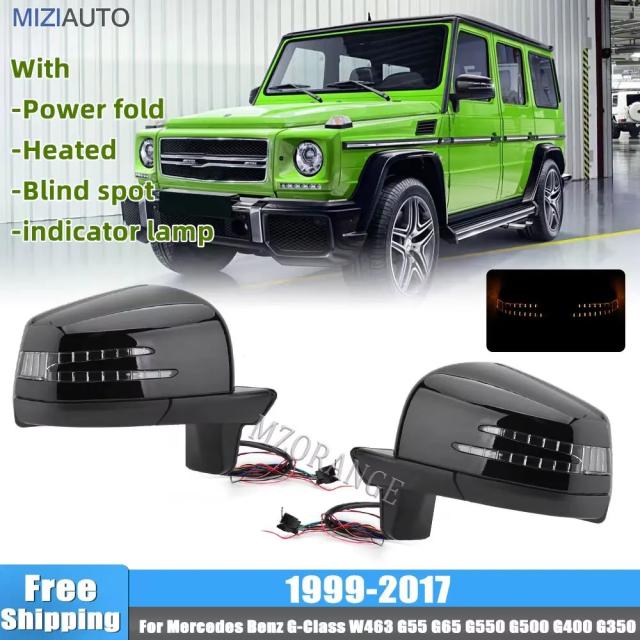 メルセデスベンツ Gクラス W463 G55 G65 G550 G500 G400 G350 1999-2012 年式 用 サイドドア ドアミラー アセンブリ カーパーツ 輸入品