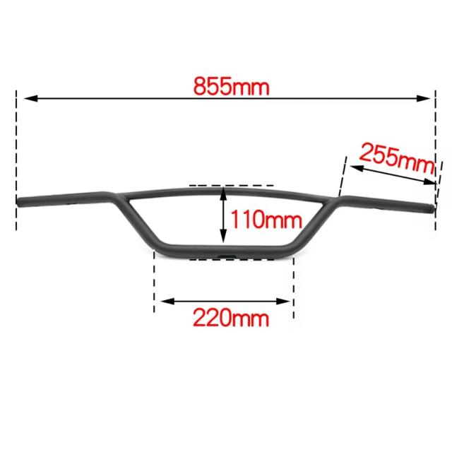 22mm 25mm レトロ モーターサイクル ハンドルバー Harley Sportster XL883 XL1200 X 48 Dyna Softail チョッパー カフェレーサー用 輸入品_3