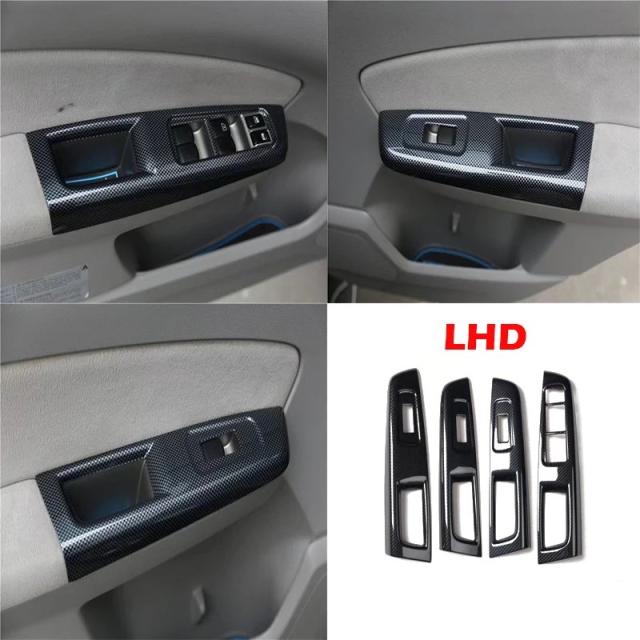 RHD スバルフォレスター 2008-2012 内装 ウィンドウスイッチ ドアハンドル シフトノブ フロントリア ドホルダー パネル エアコンベント カバー トリム 輸入品_18