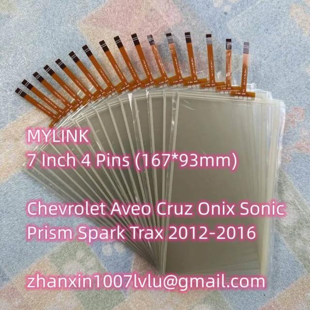 卸売 新製品 6.95インチ 4ピン 抵抗膜式タッチスクリーン 167mm*93mm Chevrolet MyLink カーステレオ CD オーディオ マルチメディア ナビゲーション ラジオ用 輸入品