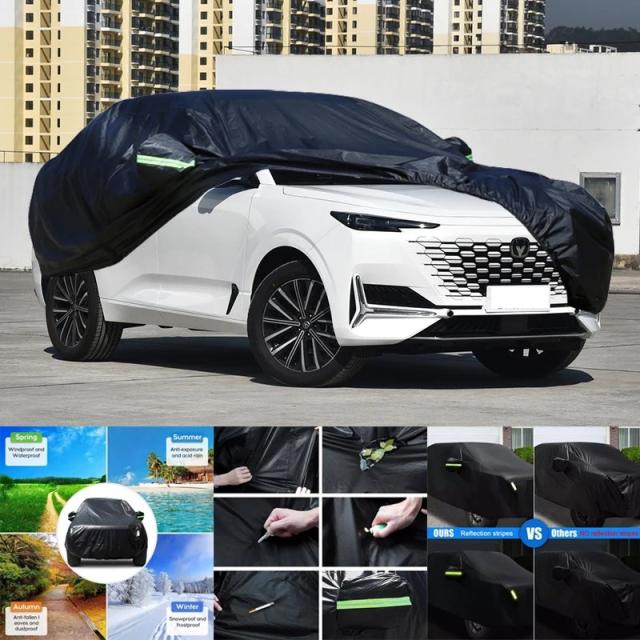 チャンガン・ユニK対応 全天候型カーバー 6-in-1 防水・防塵・UVカット・雪害防止・傷防止 プロテクション 輸入品