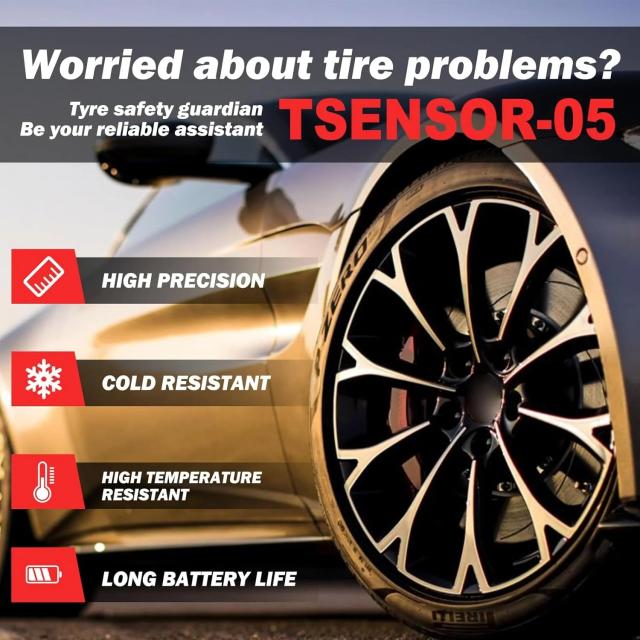 LAUNCH X431 TSENSOR-05 TPMSセンサー 315MHz/433MHz デュアル周波数 スクリューイン式 角度調整可能 メタルバルブ 純正交換センサー 輸入品_3