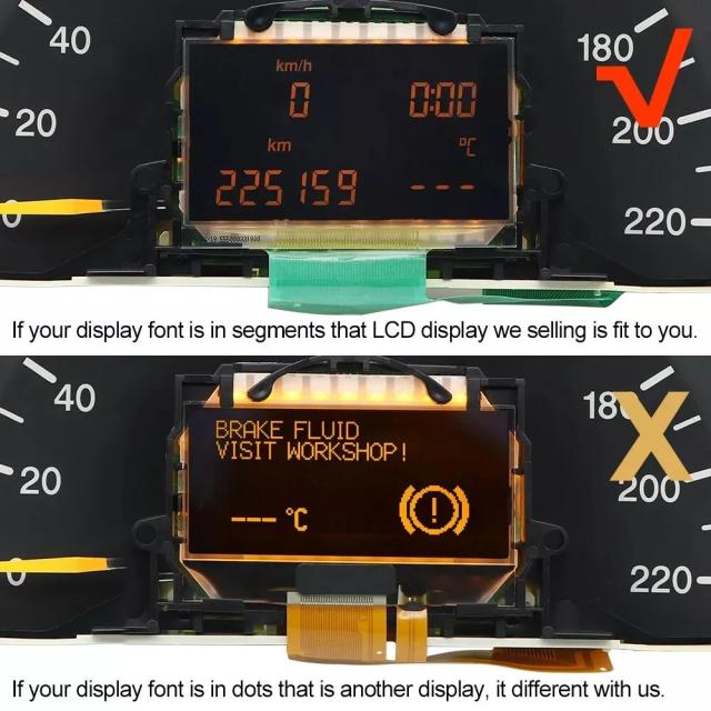メルセデス・ヴィート/ヴィアーノ W639 用 ダッシュボード LCD ディスプレイ インパネクラスター 輸入品_2