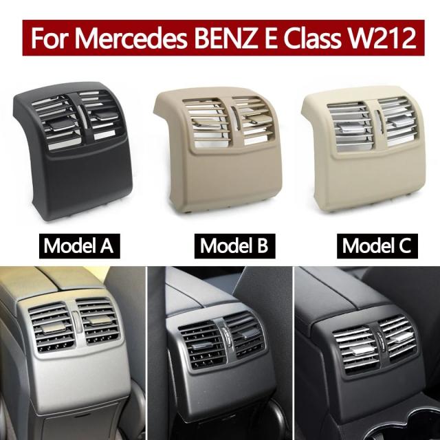メルセデス・ベンツ W212 Eクラス（E260/E300/E320/E400セダン 2009-2015年）用 リアエアコン エアベント グリル アウトレット パネルカバー 輸入品