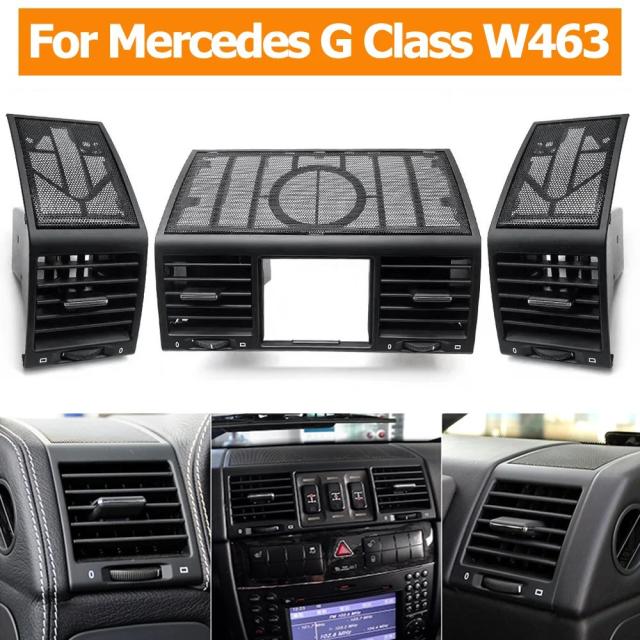 メルセデスベンツ Gクラス W463 G63 G500 用 ダッシュボード センター 左右 エアコン ベント グリル エアコン アウトレット アセンブリ 品番 4636807408 輸入品