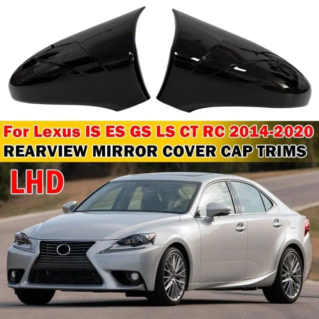 レクサス IS ES GS LS CT RC F-Sport 2014-式 LHD用 リアビューサイドミラーカバー 部屋の入り口刈り込み 2個仕かける インポート品