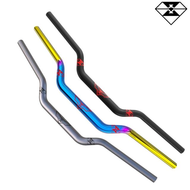 スピリットビースト モーターサイクルハンドルバー 28mm CNCアルミニウム合金 1-1/8インチ ハンドルバー TMAX R1 R6 TRK502 レオンチーノ500 モンスター696 821対応 輸入品