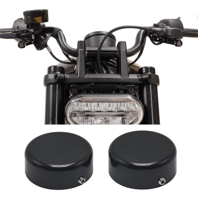 ハーレースポーツスターS 1250 RH1250S用 アクセサリー フロントリアアクスルナットカバーキット アッパーフォークステムカバー 輸入品_3