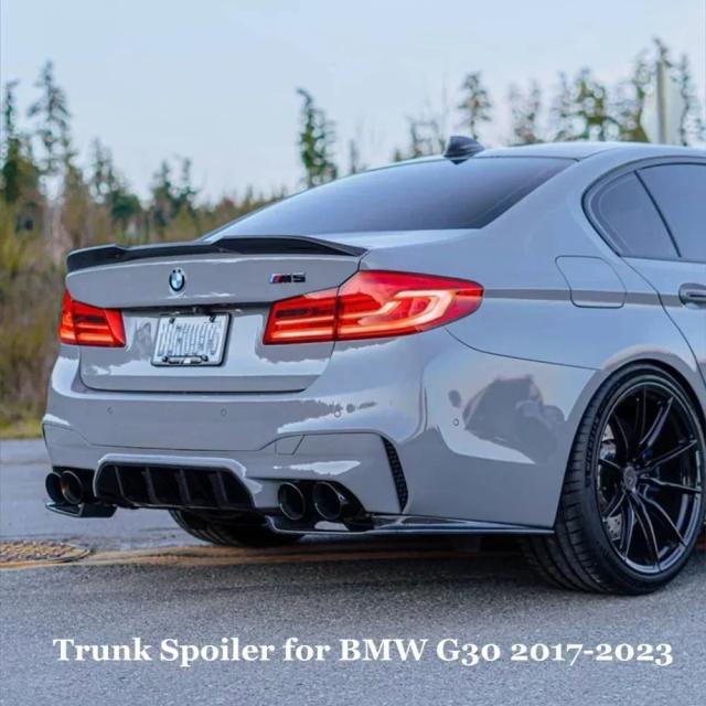 BMW 5シリーズ G30 F90 M5 用 トランクスポイラー リアウイング ボディキット 2017-モデル 520i 530i 540i M550i M550d 輸入品