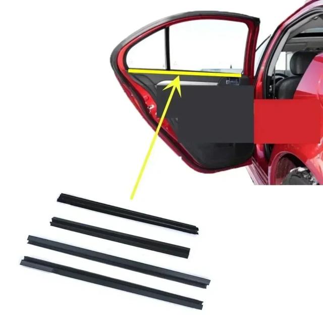 ランサーCY CX 5706A027用 4ピース 内側窓ガラスゴム ブラック シーリングストリップ フォルティス ドアベルト Evo CZ用 84CM 58CM 輸入品