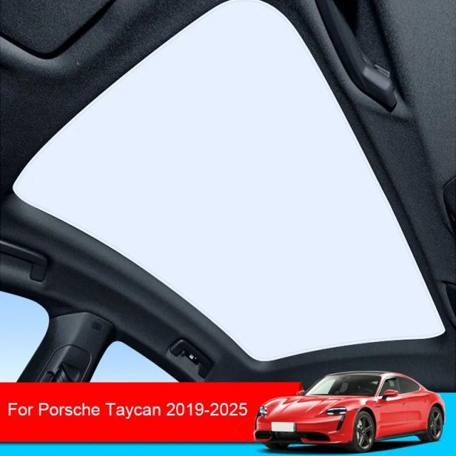 ポルシェ タイカン 2019-2025 アイスクリスタルサンルーフ サンシェード 遮熱 断熱 車内アクセサリー 輸入品