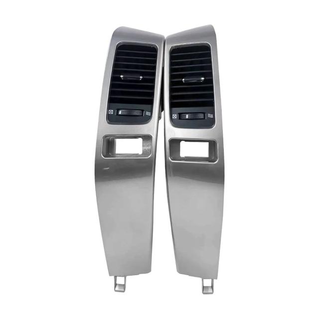 エアベントグリル A/Cベント シルバーデコレーションフレーム トヨタ ランドクルーザー プラド LC120 2003-2009年用 輸入品 13,958円