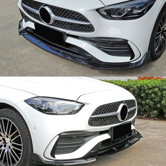 メルセデス・ベンツ Cクラス W206 2022-25年用 フロントエアダム スプリッター バンパーリップ スポイラー フェイスリフト デフレクター プロテクター チューニングパーツ 輸入品_11