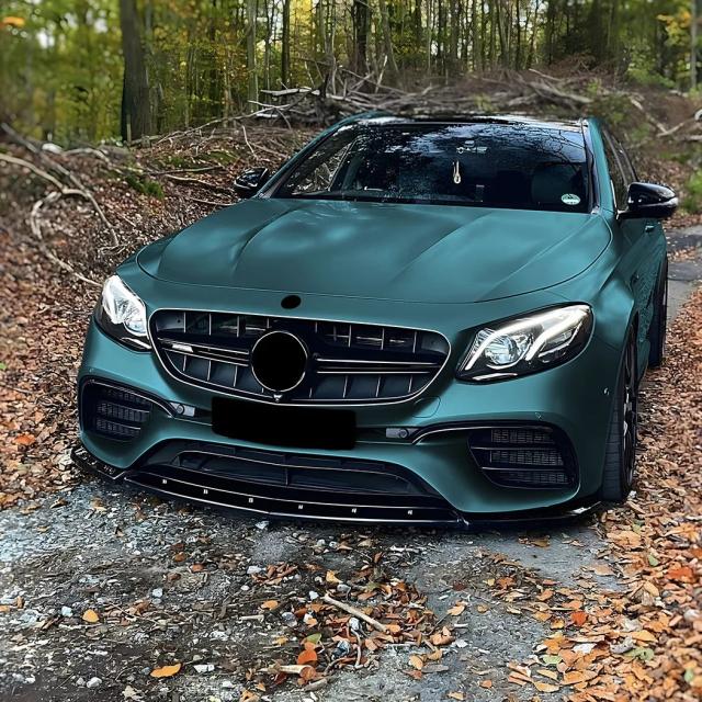 メルセデス・ベンツ Eクラス W213 E63 AMG 用 フロントリップ フロントバー スポイラー バンパー ロワースプリッター ディフューザーキット 2016-2020 輸入品_8