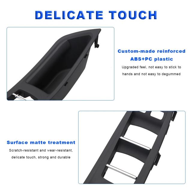 BMW 5続きもの F10 F11 F18 520 523 2010-2016 部屋の入り口手持ち部分 風窓取り替えっこ アームレストパネル 動かす席 左前 51417225873 インポート品