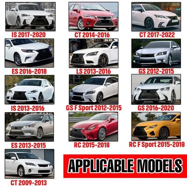 レクサス IS ES GS LS CT RC F-Sport 2014-式 LHD用 リアビューサイドミラーカバー 部屋の入り口刈り込み 2個仕かける インポート品