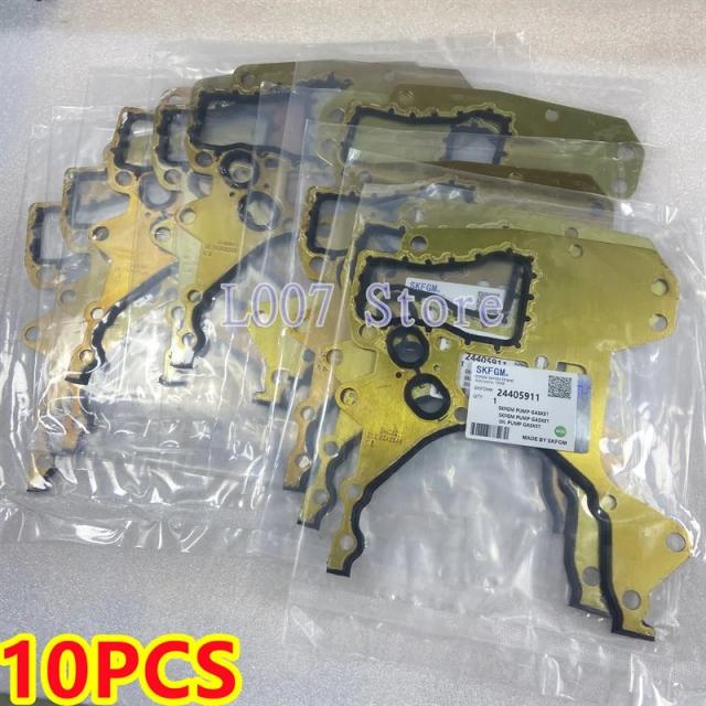 10個セット タイミングカバー＆オイルポンプガスケット シボレー アベオ/クルーズ/ソニック ポンティアック G3 ヴォクスホール/オペル モッカ/インシグニア/アストラ 品番：24405911 輸入品