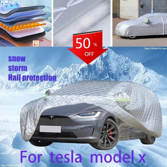 テスラ モデルX用 屋外用 綿 厚手 オーニング 車両保護 防雹 防雪 サンシェード 防水 防塵 輸入品