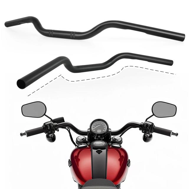 22mm/25mm オートバイ ハンドルバー レトロ ステアリングホイール ハーレー XL883 XL1200 X48 ダイナ ソフテイル チョッパー カフェレーサー用 輸入品_6