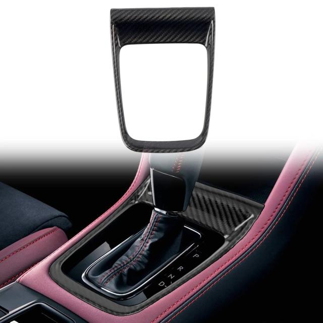 スバル WRX STi 2014-2021 専用 リアルカーボン オートマチック ギアシフトボックス パネル カバー トリム 内装品 1枚 輸入品_7