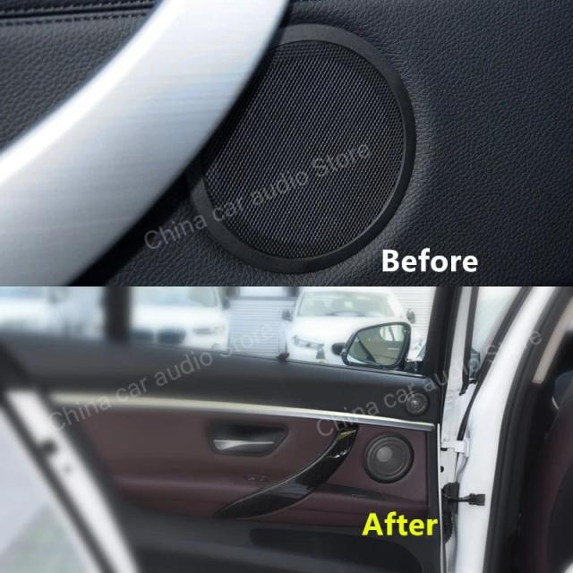 BMW F30 F31 F32 F33 3GT F34 X1 F48 X2 F39 F36 F80 F83 2・3・4シリーズ用 ドアミッドレンジスピーカーカバー ツイーターホーンケーストリム 輸入品_13