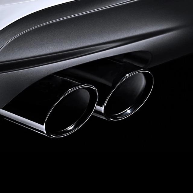BMW 1・2・3・4・5シリーズ X1 3GT F20 F22 F30 F32 F34 F10 F48 F36 F11用 カーパーツ 光沢ブラック スチール エキゾーストパイプ トリム アクセサリー 輸入品_7