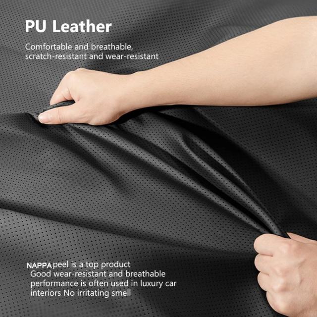 SEAMETAL ナッパレザー カーシートカバー 冬用暖かいシートマット ソフト通気性シートカバーパッド アクセサリー 輸入品_2