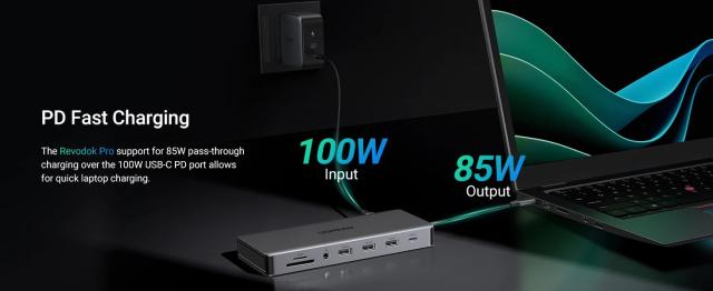 UGREEN USB C ドッキングステーション 13 in 1 4K トリプルディスプレイ デュアルHDMI 10Gbps USB C HUB 100W PD SD/TF 対応 MacBook Pro Air Dell XPS 輸入品_19