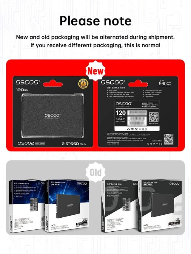 OSCOO 120GB/240GB SATA3 2.5インチ 内蔵SSD ノートPC用 ハードドライブ 輸入品_17