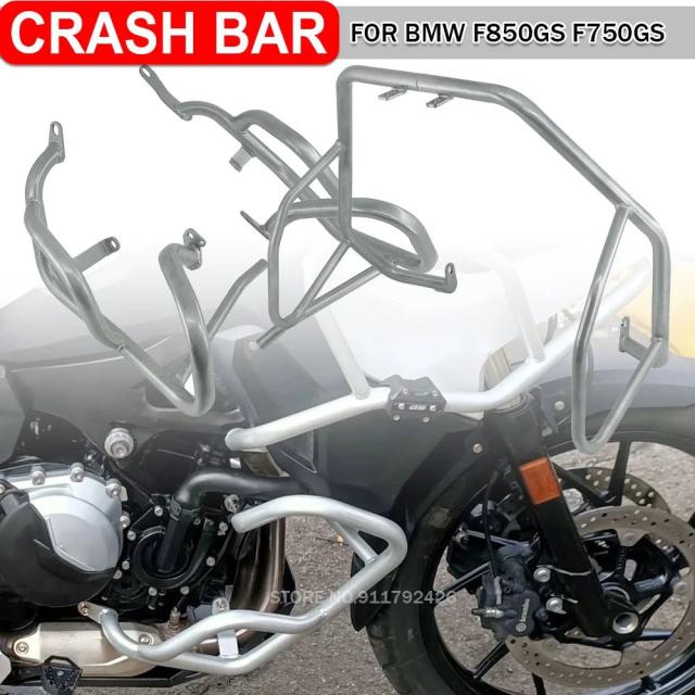 BMW F750GS F850GS (2018-モデル) 用 上下ハイウェイプロテクションクラッシュバー エンジンガード バンパー 輸入品