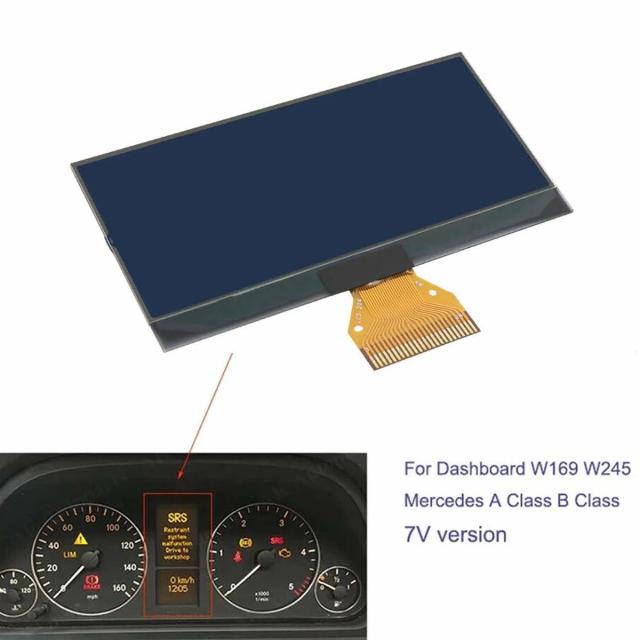 メルセデス・ベンツ Aクラス Bクラス W169 C169 W245 用 スピードメーター LCD ディスプレイ 画面 ダッシュボード 計器クラスター スクリーン ピクセル 修理 パーツ 輸入品_11
