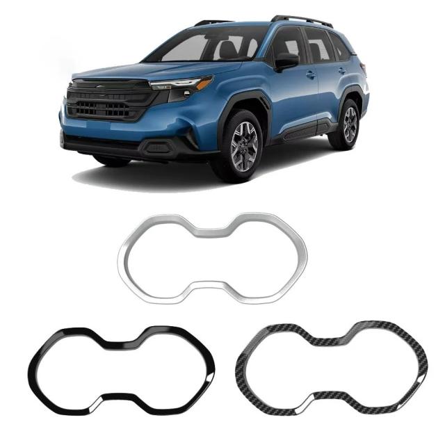 LHD RHD対応 スバル フォレスター SLシリーズ 2025 2026 用 ABS製 フロント ウォーターパネルホルダー カップカバー トリム インテリアアクセサリー 輸入品