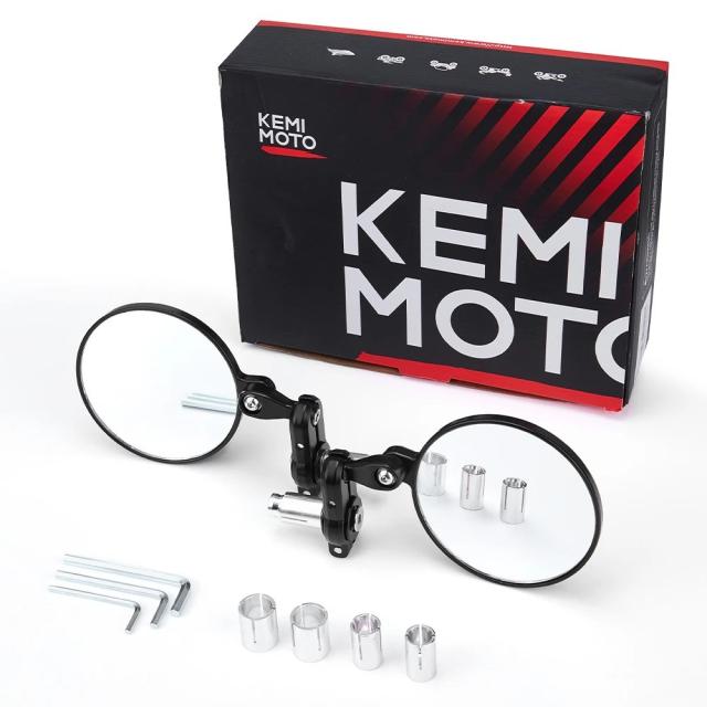 E-MARK認定 オートバイハンドルミラー ユニバーサルタイプ BMW R1200GS F800GS G310R R1150R F800ST CB500X NC700X NC750X 対応 バックミラー 輸入品_6