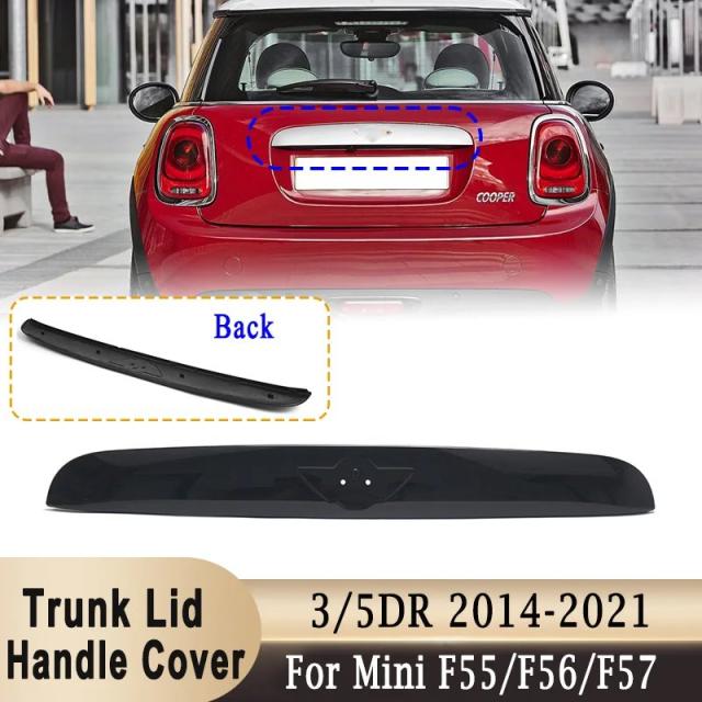 リアトランクリッドグリップボタンハンドルカバー 7362121 Mini F55 F56 F57 3/5ドア コンバーチブル 2014-2021 用 51137362121 51134828026 輸入品