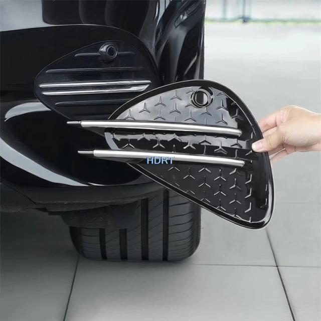 メルセデス・ベンツ Eクラス W214 式用 フロントバンパー フォグランプカバー プロテクター 装飾 エクステリアステッカー 輸入品_7
