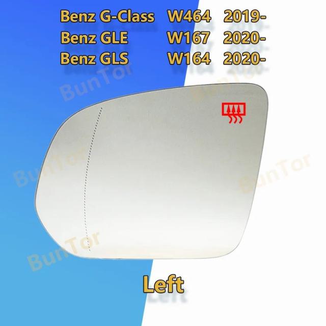 メルセデス・ベンツ GLE W167 / GLS W164 2020 2021 2022 / Gクラス W464 用 サイド ドアミラー ミラーガラス / 純正品番 A1678102901 - A1678102801 / 自動車パーツ 輸入品_10