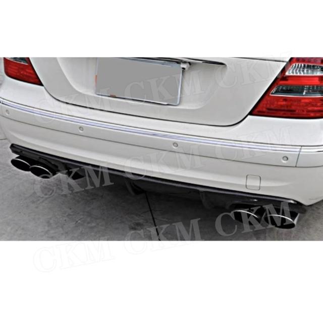 ベンツ W211 E55 AMG セダン（2002-2006年）用 カーボンファイバー リアリップディフューザー FRP リアバンパーリップスポイラー ボディキット カーアクセサリー 輸入品_12