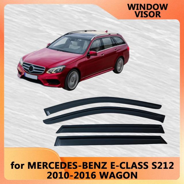 メルセデス・ベンツ Eクラス W212 ワゴン（2010-2016年）用 ウィンドウバイザー 雨ガード ドアビザー 風防 輸入品