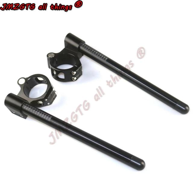 ユニバーサルレーシング 調整式 CNC 51MM モーターサイクルレーシング クリップオンハンドル 輸入品_8