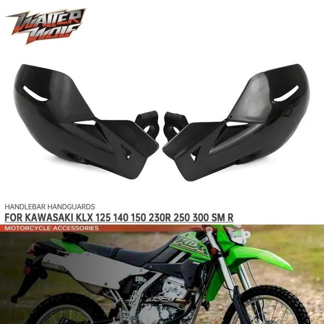 カワサキ KLX110 KLX125 KLX140 KLX250 KLX300 Dトラッカー用 ダートバイクモトクロス グリーン KLX ハンドガード 輸入品