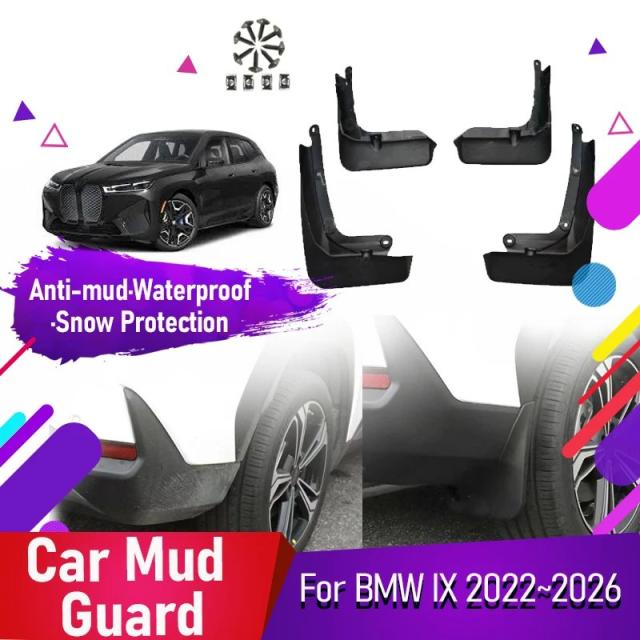 BMW iX I20 2022-2026 用 フェンダーフレア タイヤ 泥除け スプラッシュガード ボディキット 自動車アクセサリー 輸入品