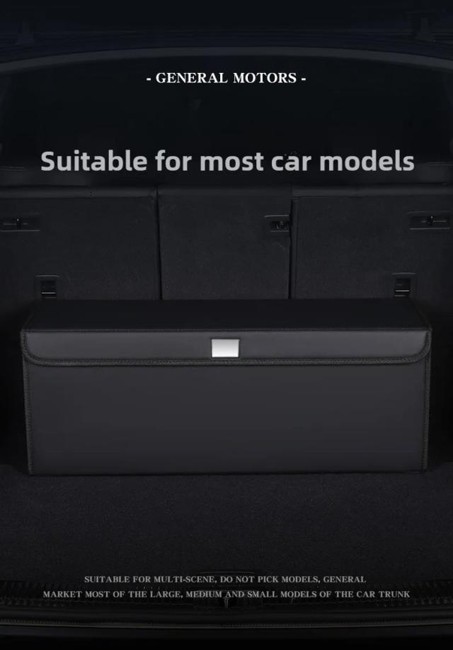 PUレザー トランク収納ボックス 折りたたみ式 カーアクセサリー 多機能ツールオーガナイザー 車載用トランク整理ボックス 輸入品_16